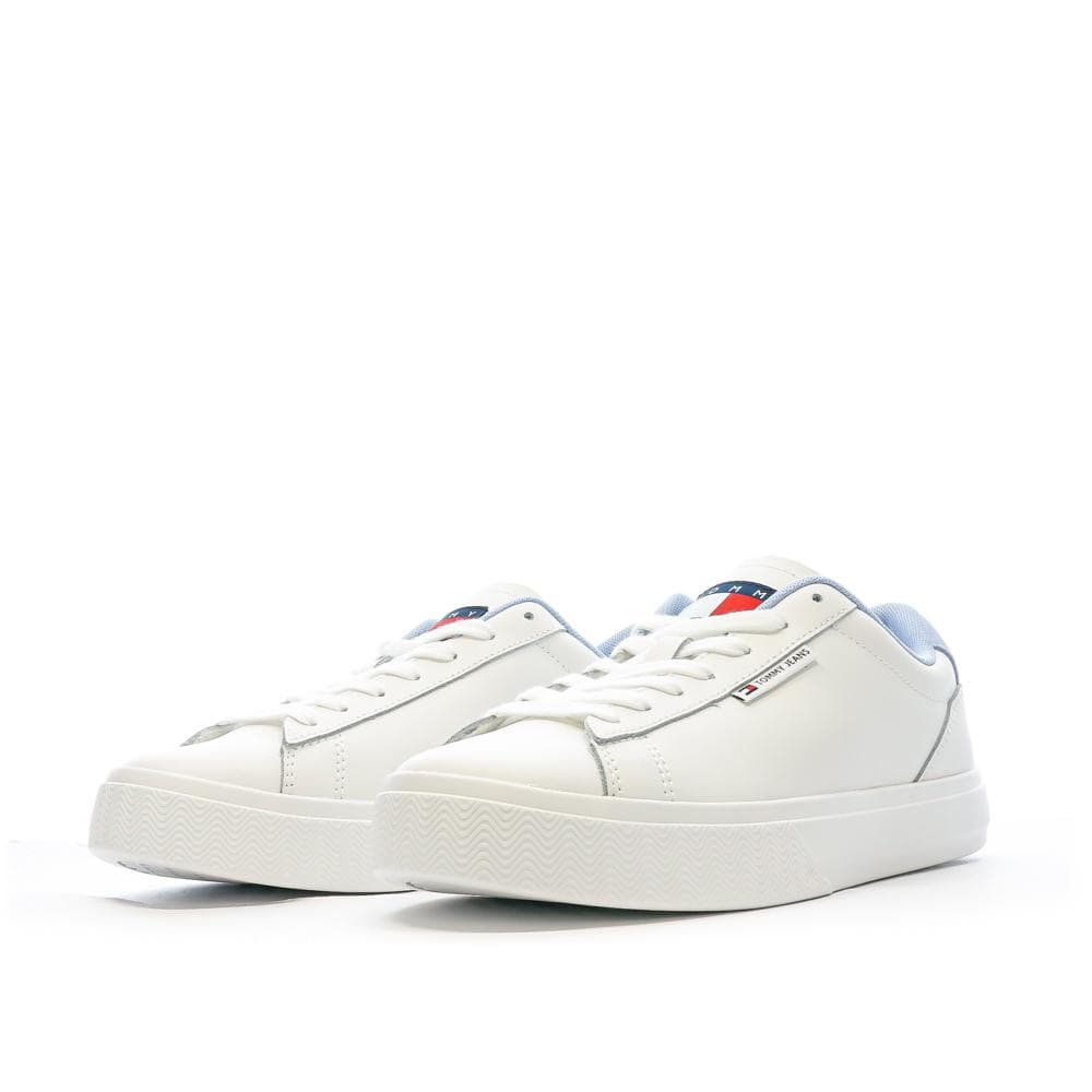 Baskets Blanches/Bleu Femme Tommy Hilfiger Cupsole Sneaker 6