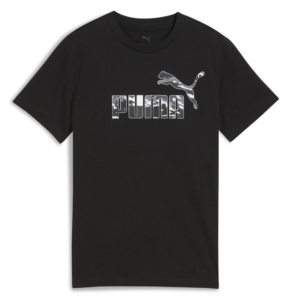 T-Shirt Noir Garçon Puma Ess Camo 1
