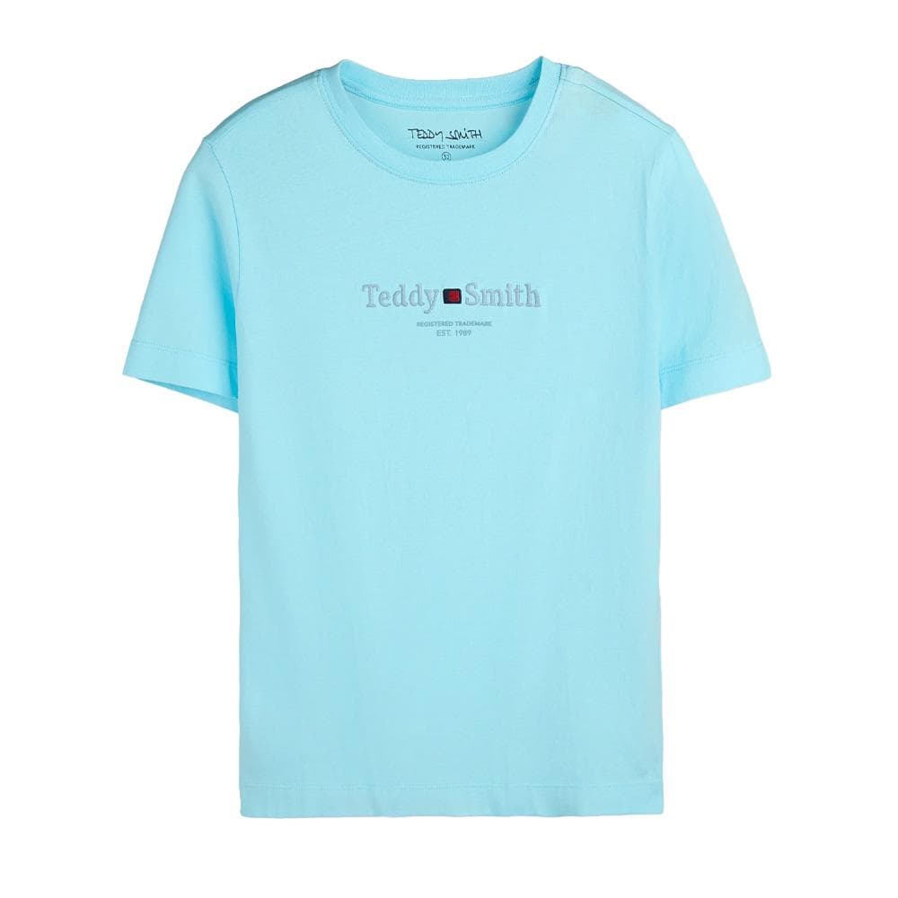 T-shirt Bleu Garçon Teddy Smith Tim 1