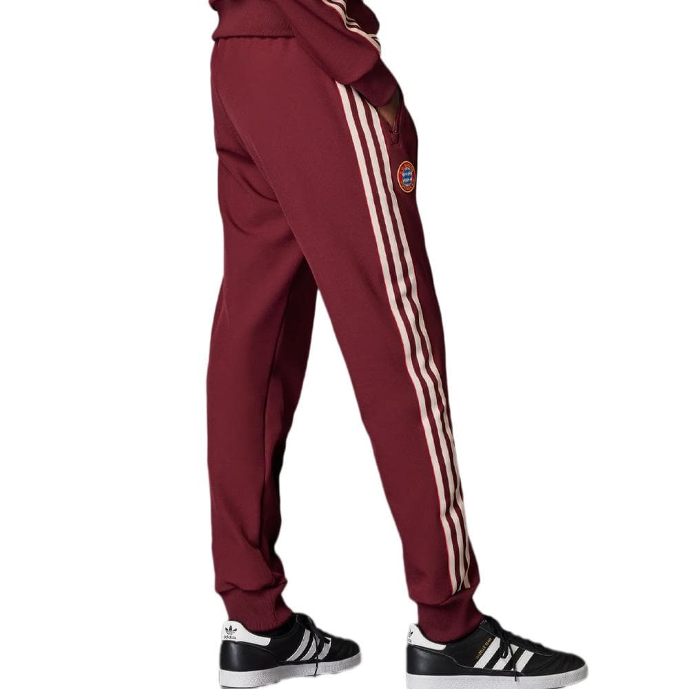 Bayern Munich Jogging Bordeaux Homme Adidas Icons 2