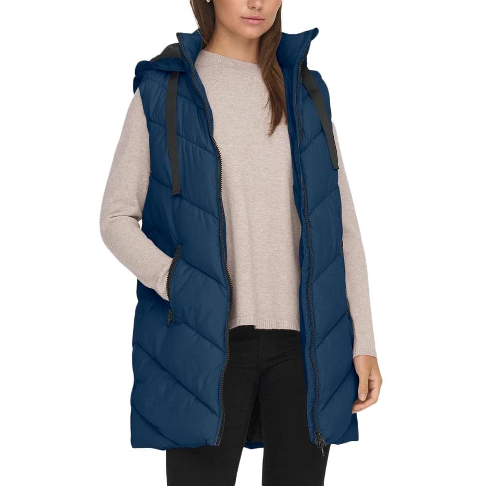 Doudoune sans manche Bleu Femme JDY Padded Waistcoat 1