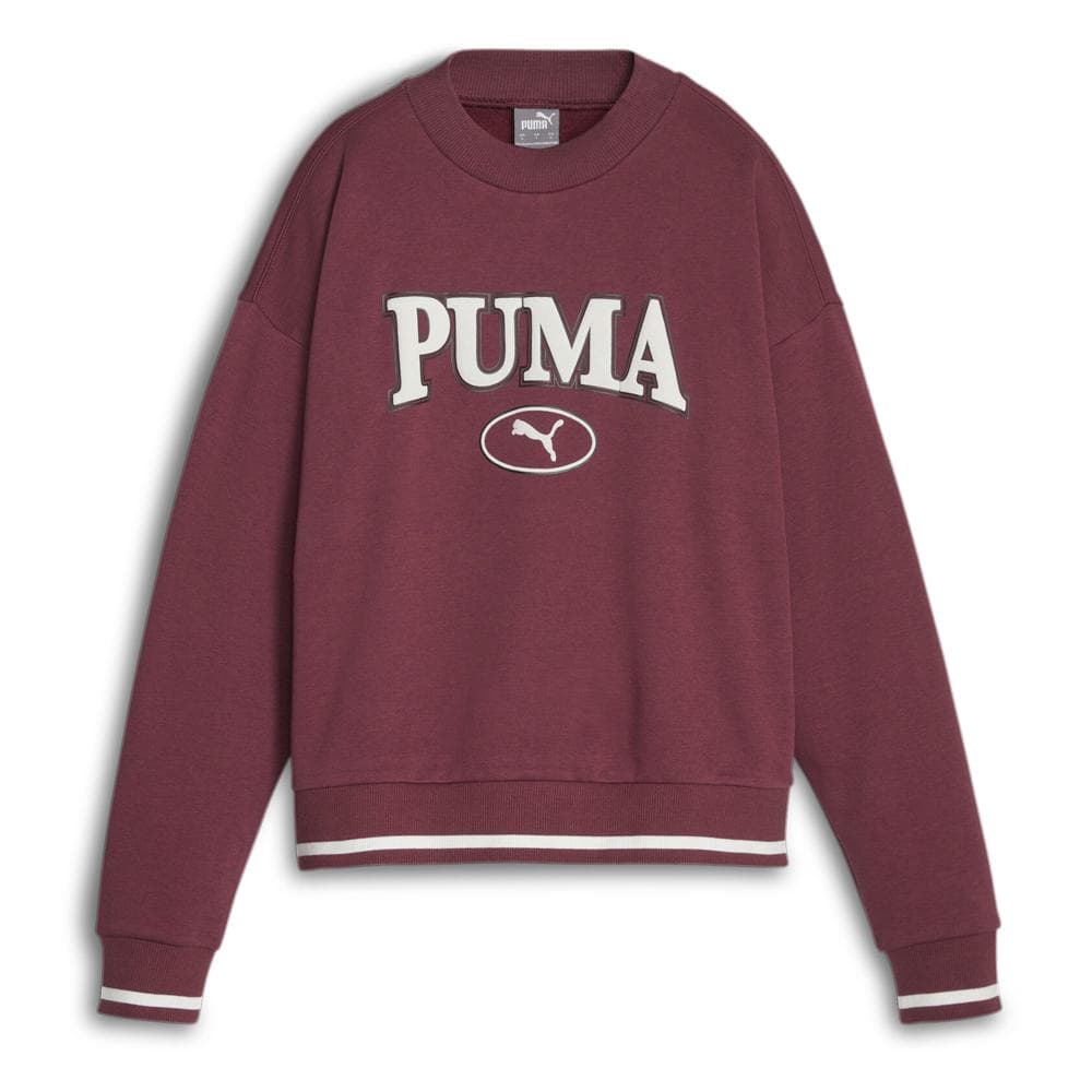 Sweat Bordeaux Femme Puma W Squad Crew 1
