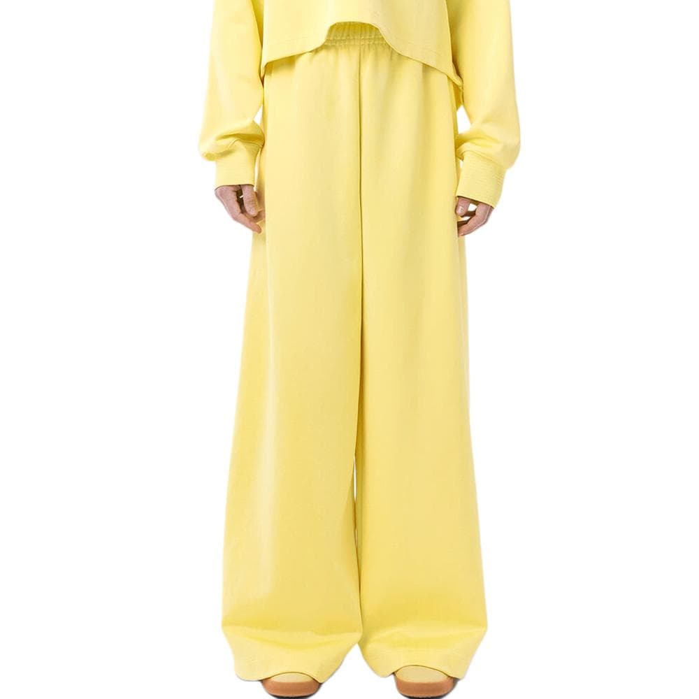 Pantalon Jaune Homme Lacoste Runway Oversized Satin 1