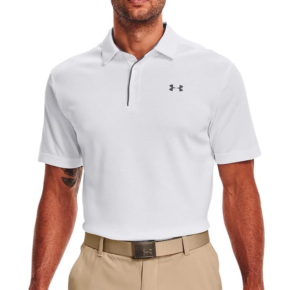 Polo Blanc Homme Under Armour Tech Polo 1290140 1
