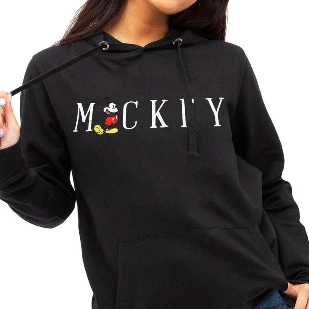 Sweat à Capuche Noir Femme Disney MickeyHood 2