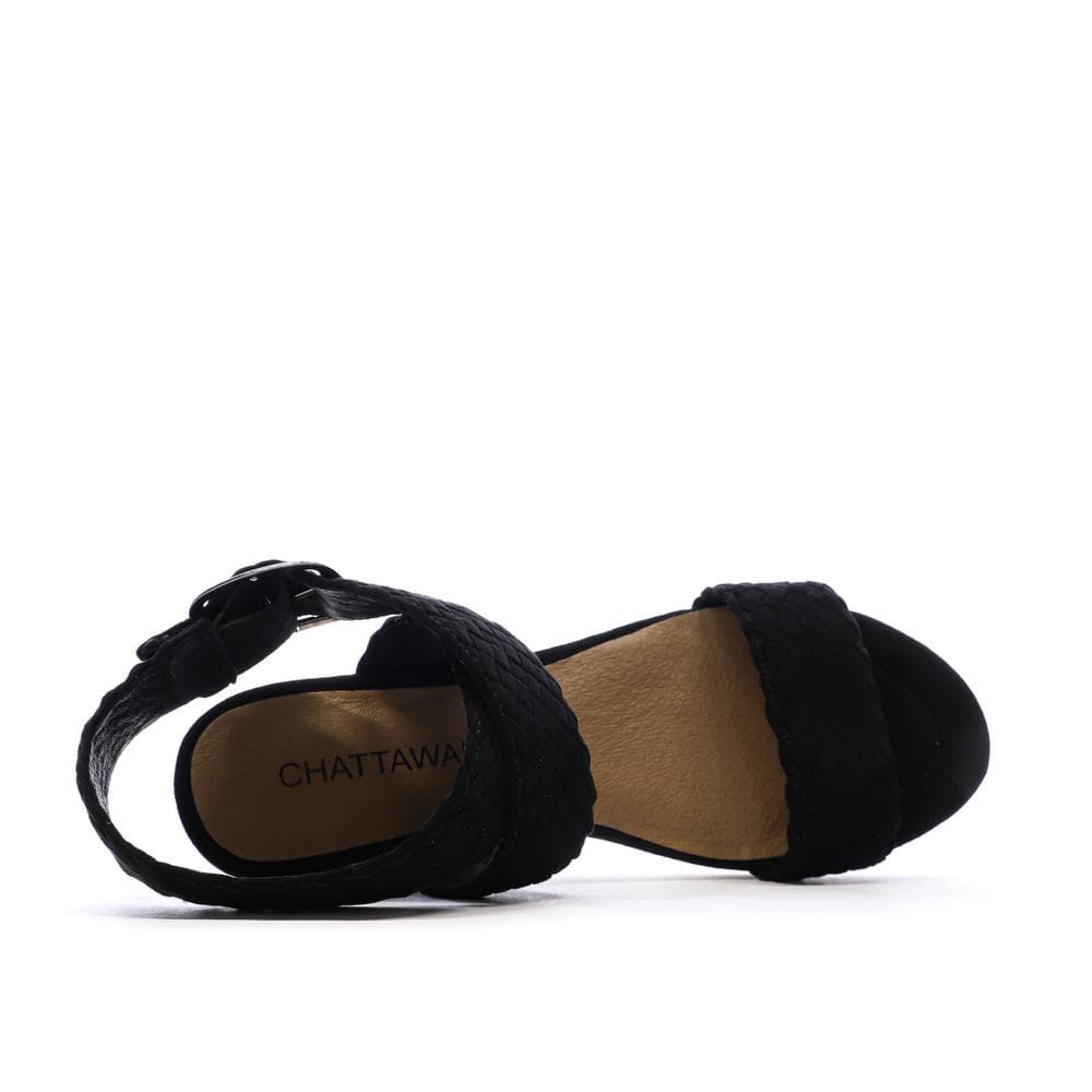 Sandales Noires Femme Chattawak Summer KIRA 4