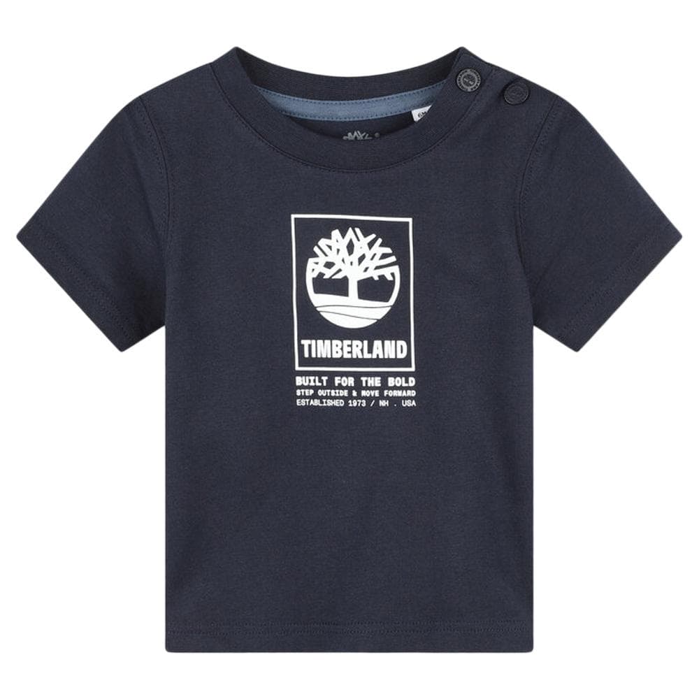 T-shirt Marine Bébé Timberland T60100 1