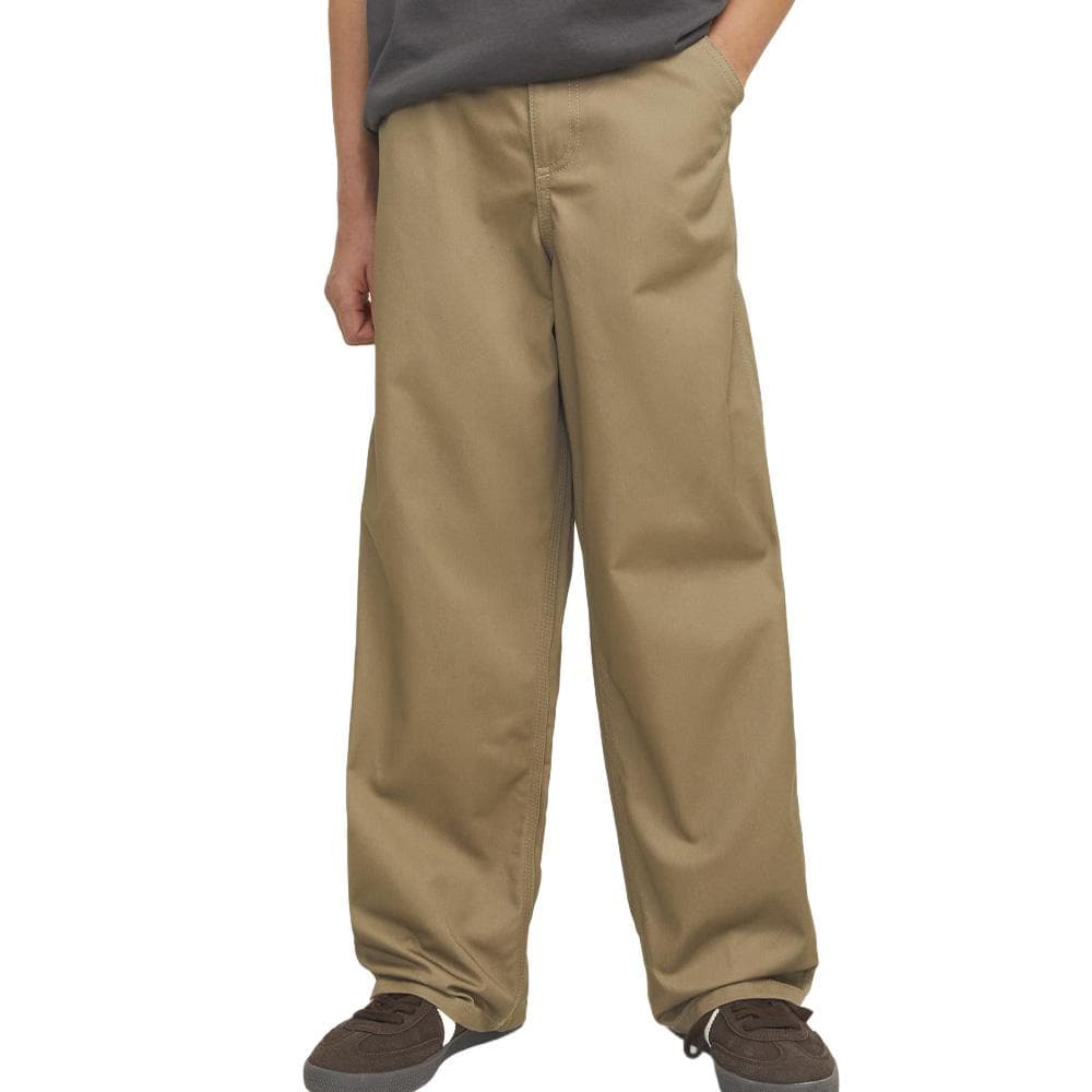 Pantalon Loose Beige Garçon Jack & Jones Clean 1