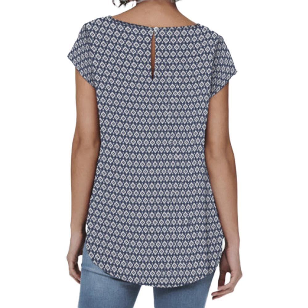Top Bleu imprimé Femme Only Nova 2