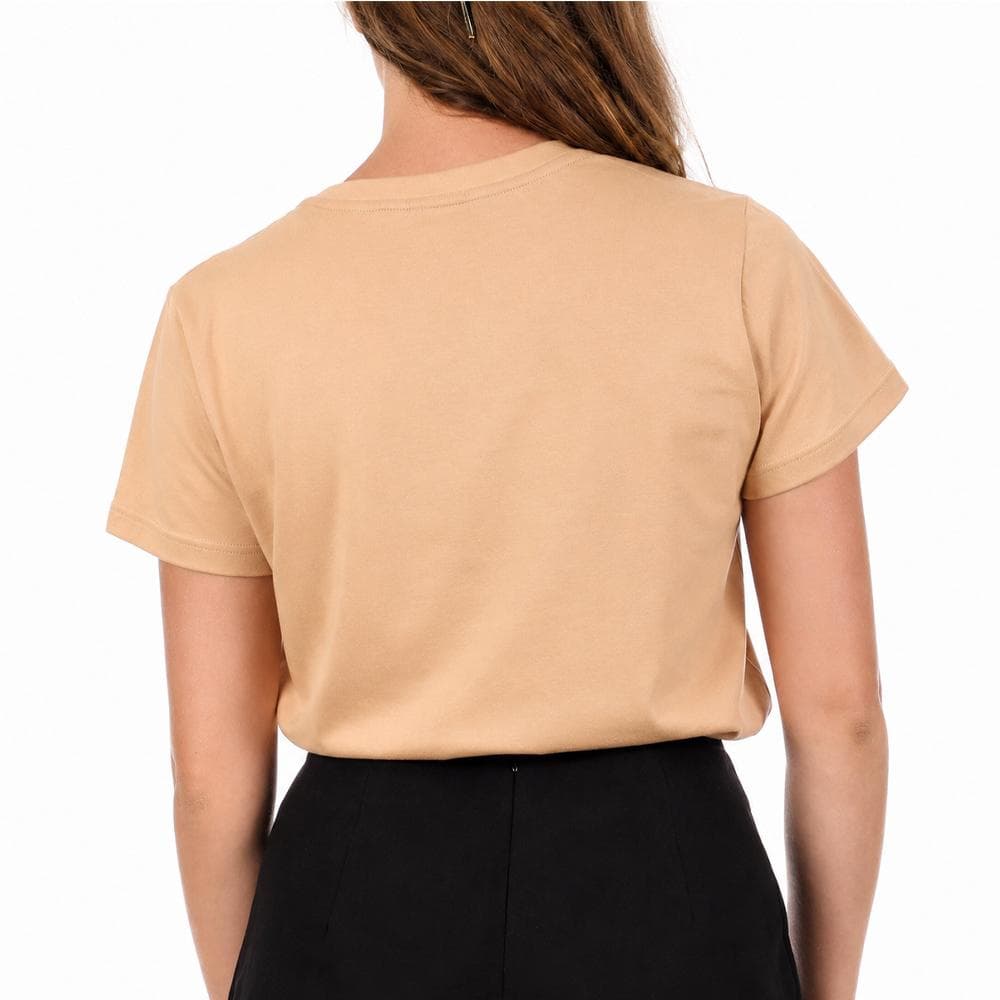 T-Shirt Beige Femme Puma Mif Embroidery 2