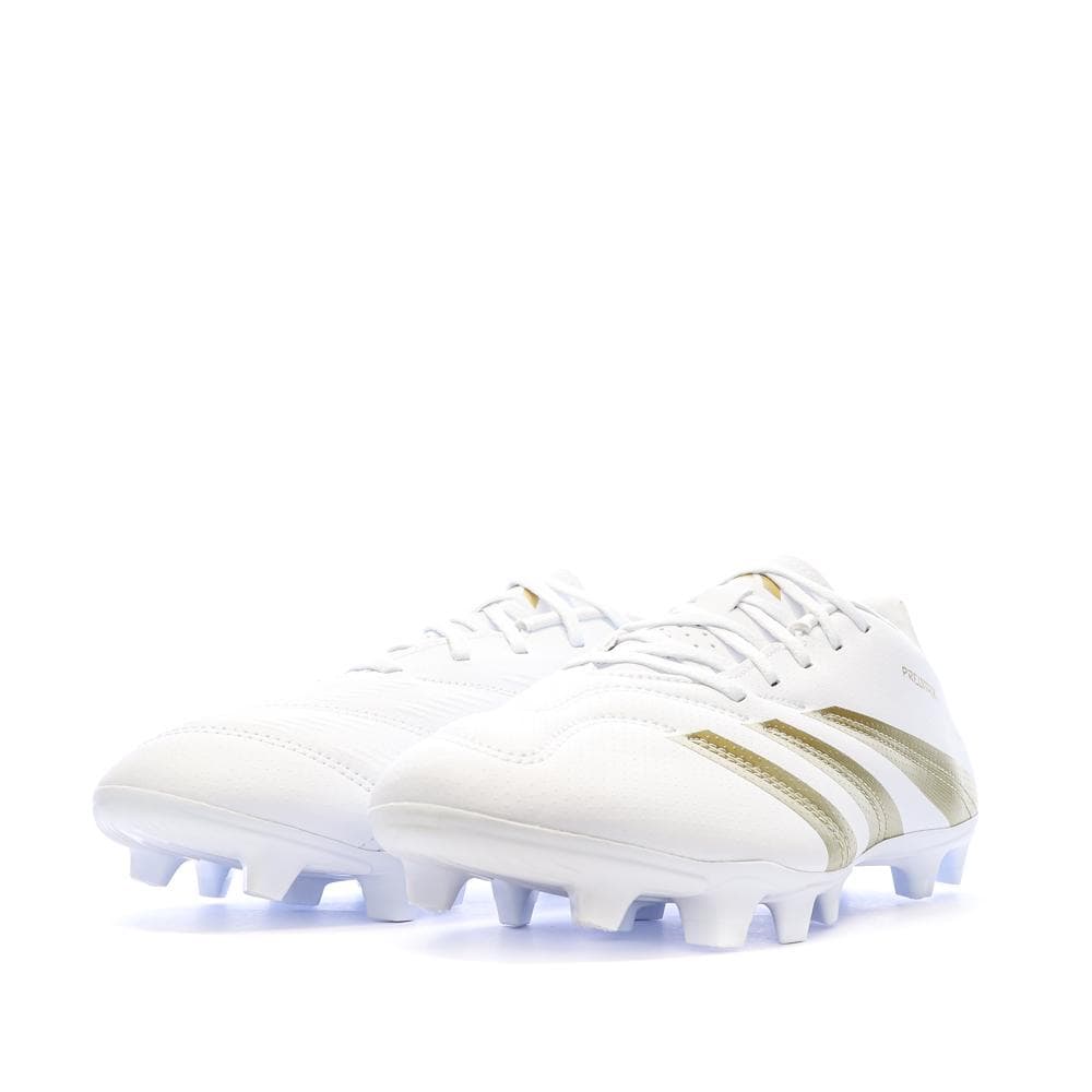 Chaussures de Foot Blanc/Doré Homme Adidas Predator Club FxG 6