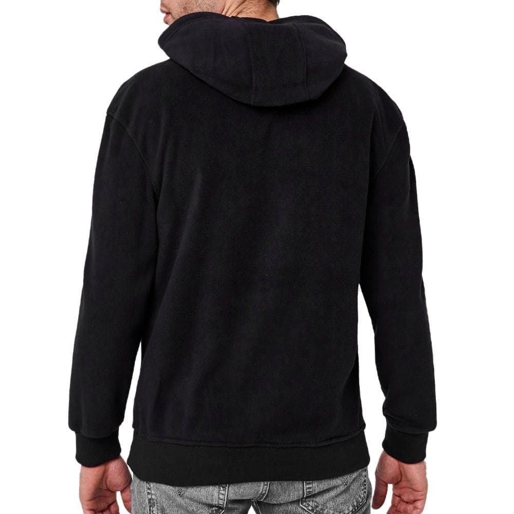 Sweat à capuche Noir Homme Schott Micro Polar 2