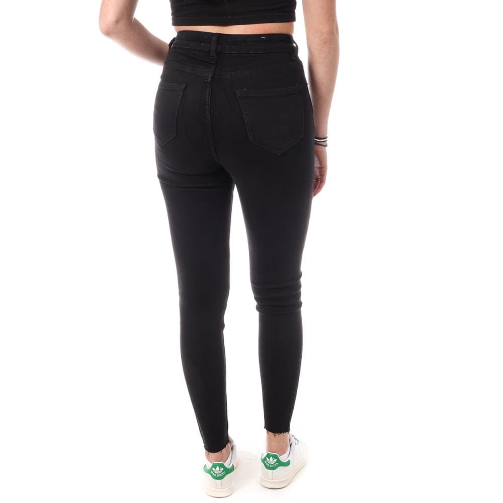 Jean Slim à Strass Noir Femme Monday Premium Strass 2