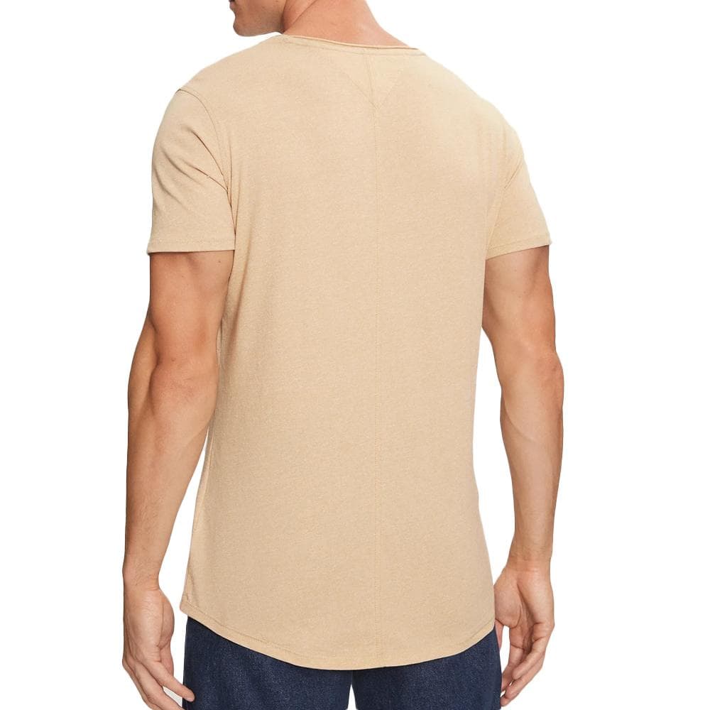T-shirt Beige Homme Tommy Hilfiger Xslim Jaspe 2