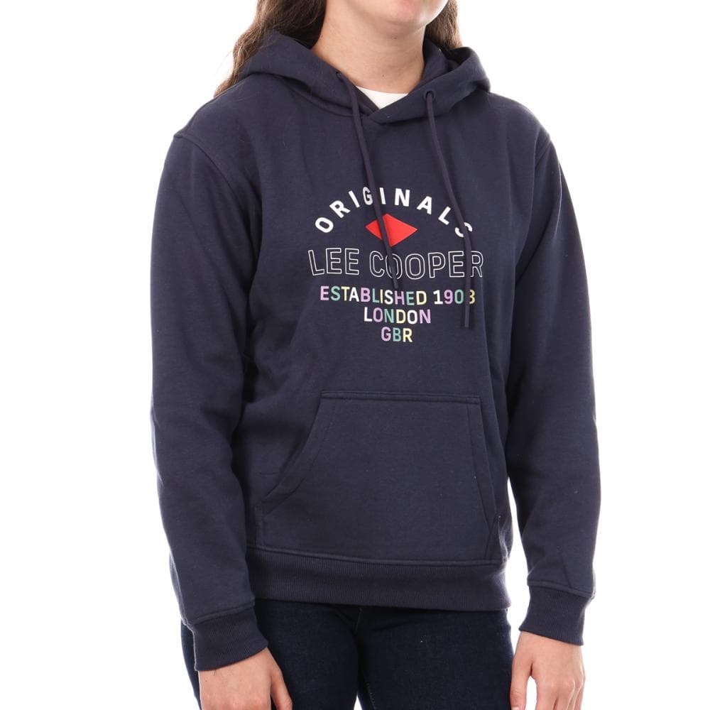 Sweat à Capuche Marine Femme Lee Cooper Octavi 1