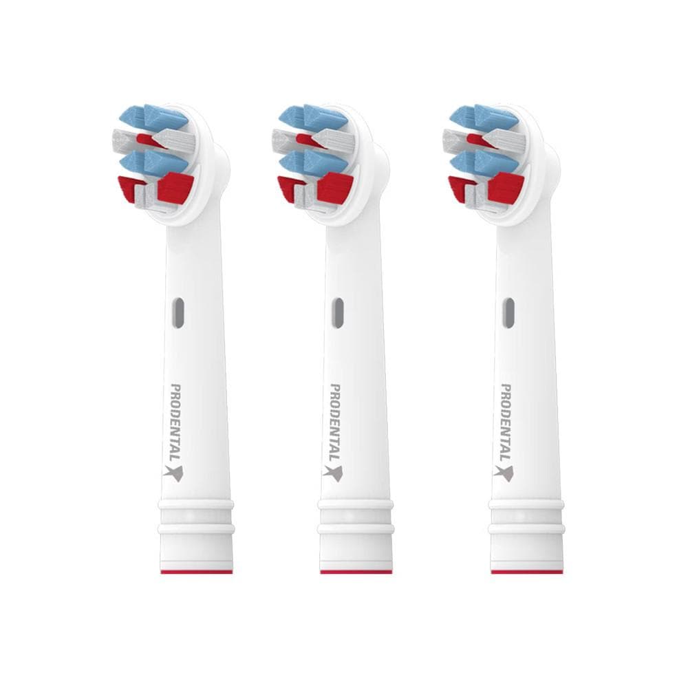 x3 Brossettes de Rechange Rotative Prodental Double Action 1