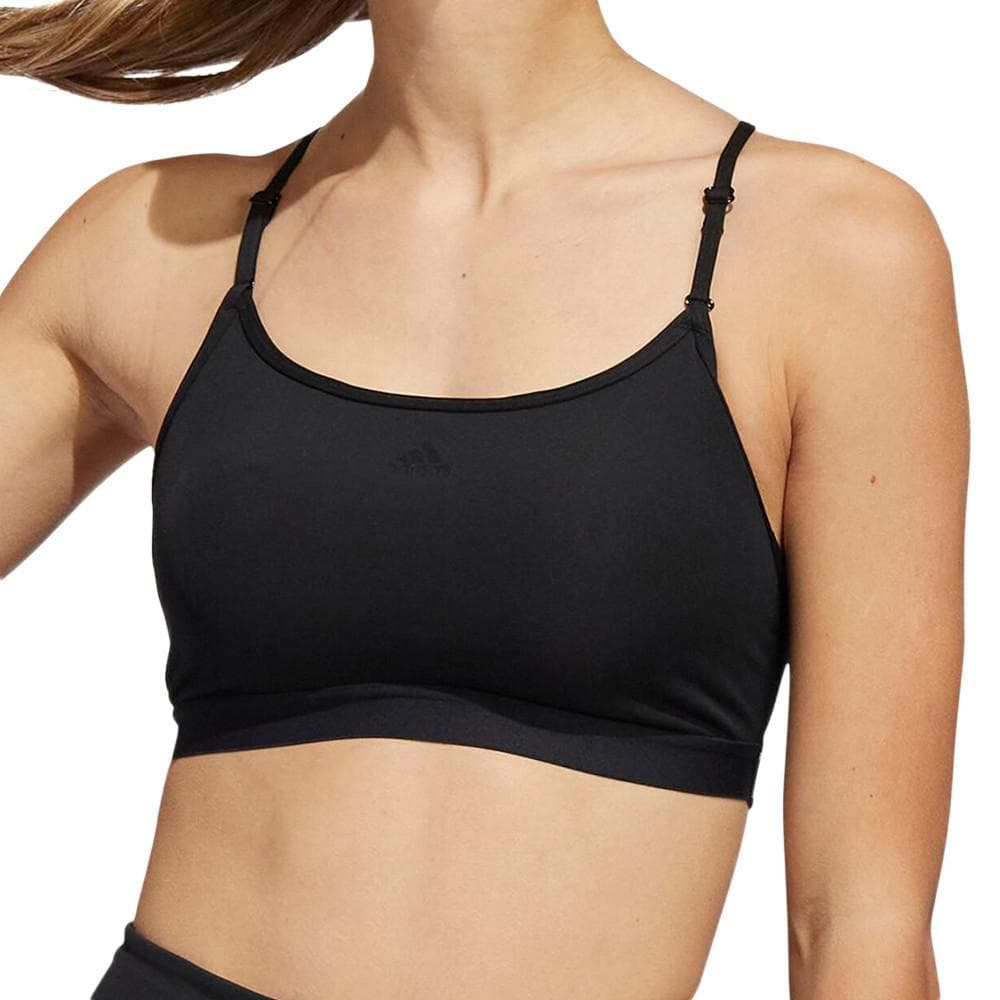 Brassière Noire Femme Adidas Aeroreact Ls 1