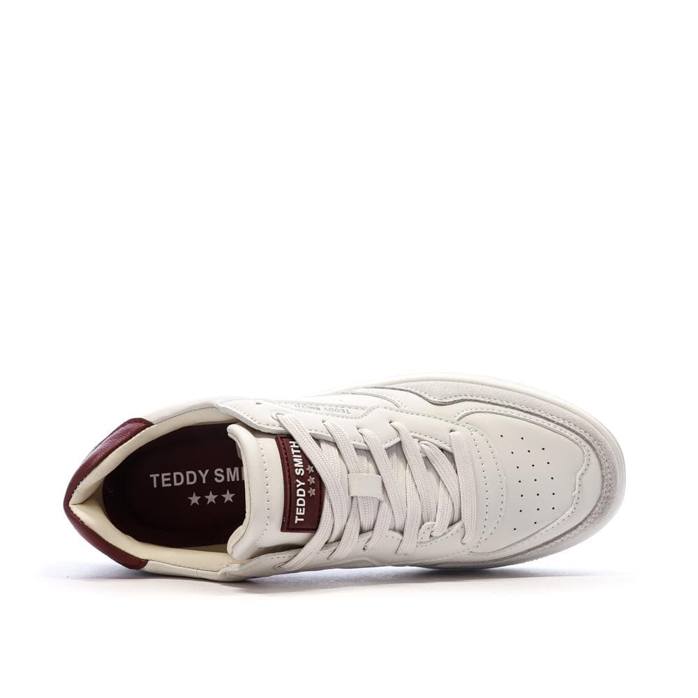 Baskets Blanches/Bordeaux Homme Teddy Smith 120004 4