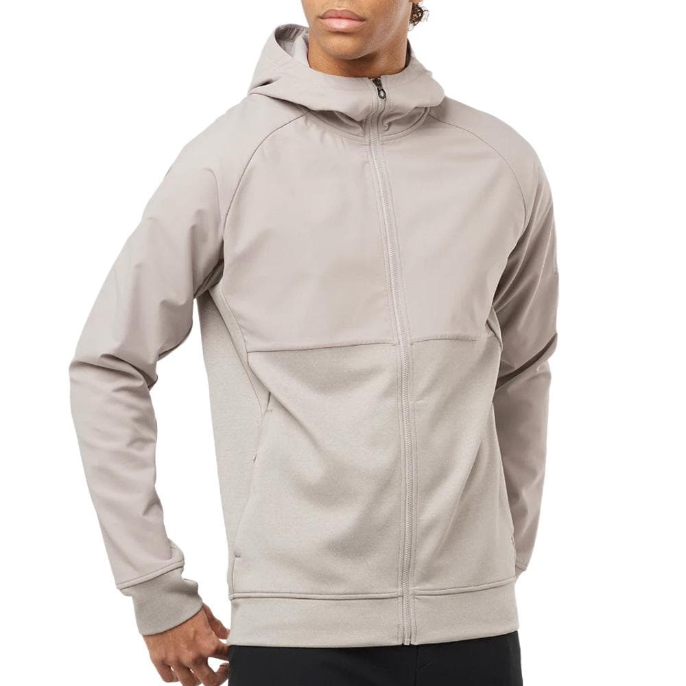 Sweat Beige Homme Salomon Runlife Hoodie 1