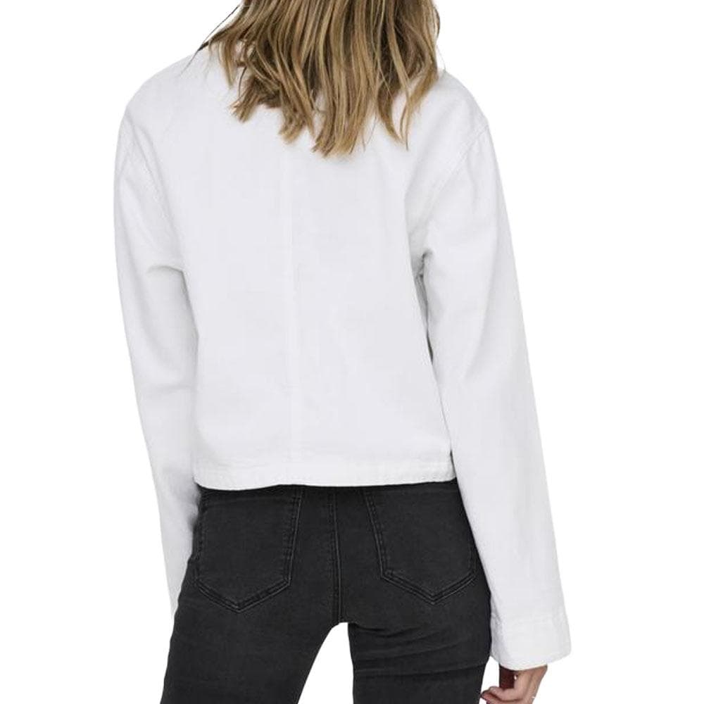 Veste en Jean Blanc Femme Only Palma 3
