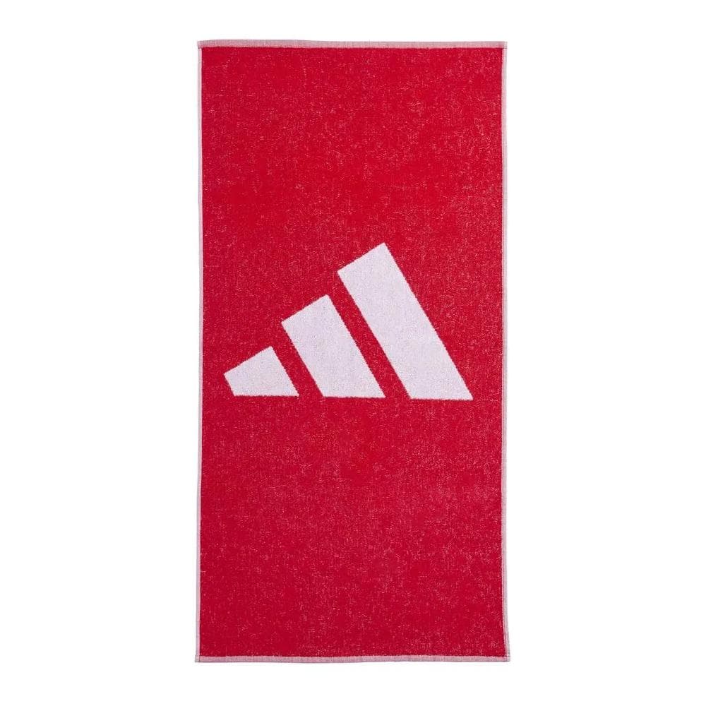 Serviette Rouge/Blanc Homme Adidas Smal 1