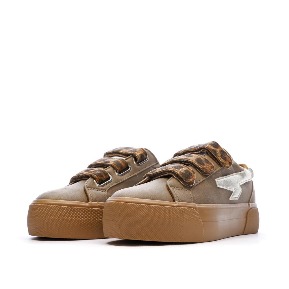 Baskets Beige Kaporal Clovia Leopard 6