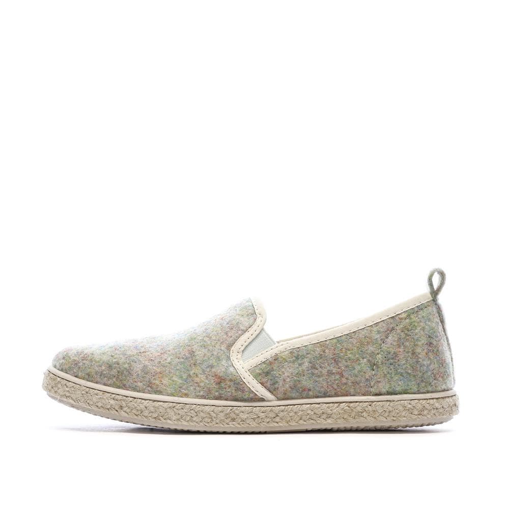 Espadrilles Vertes/Grises Fille Pare Gabia Andu 1