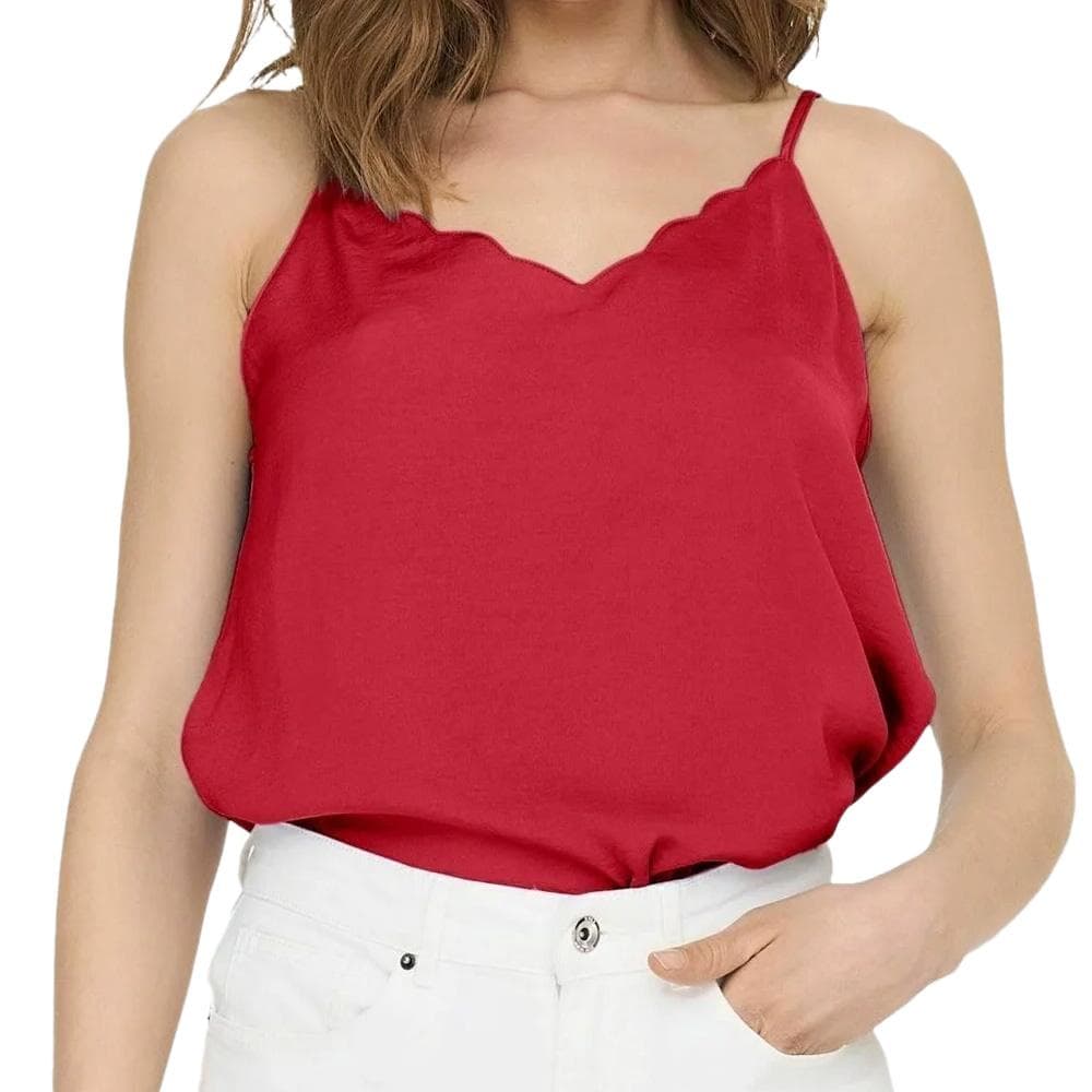 Débardeur Rouge Femme Only Debbie 1