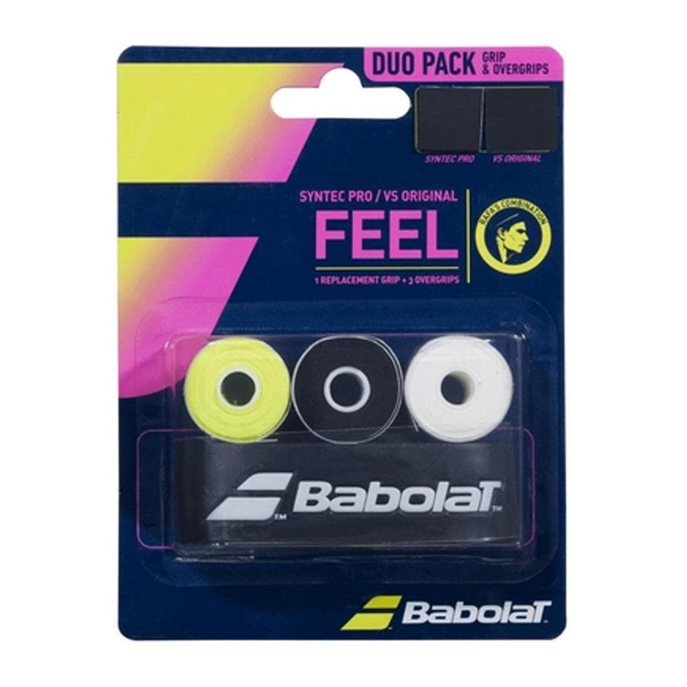 Pack Babolat Duo Syntec Pro / VS Original « FEEL » 1