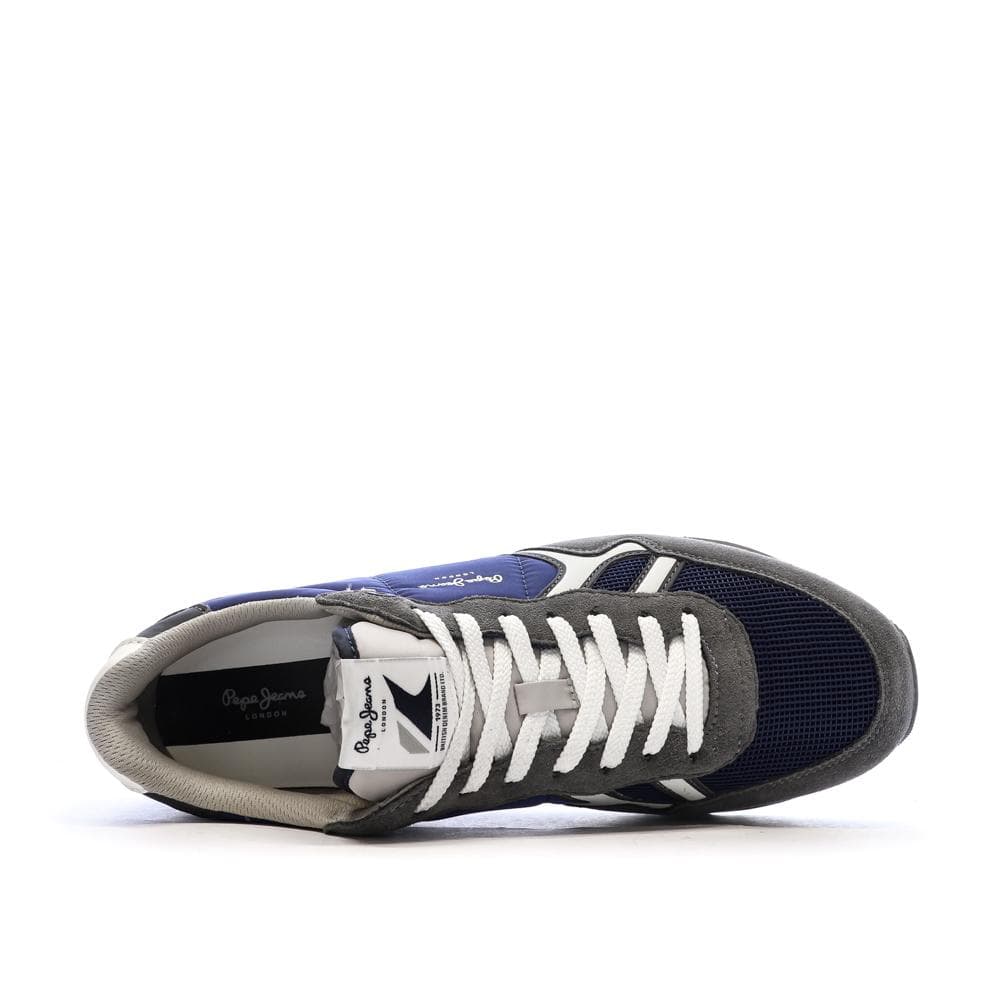 Baskets Gris/Bleu Homme Pepe Jeans Brit Mixt 4