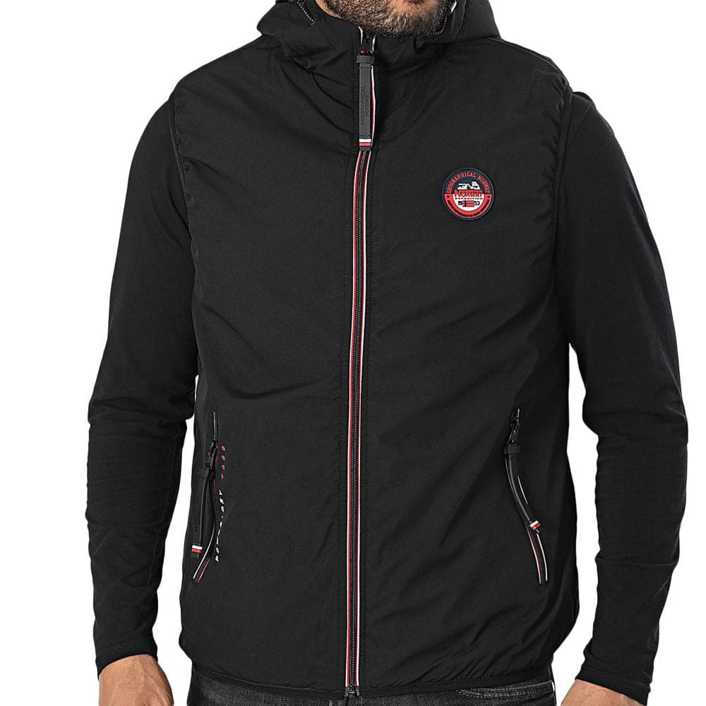 Doudoune Sans Manches Noir Homme Geographical Norway Veritable 1