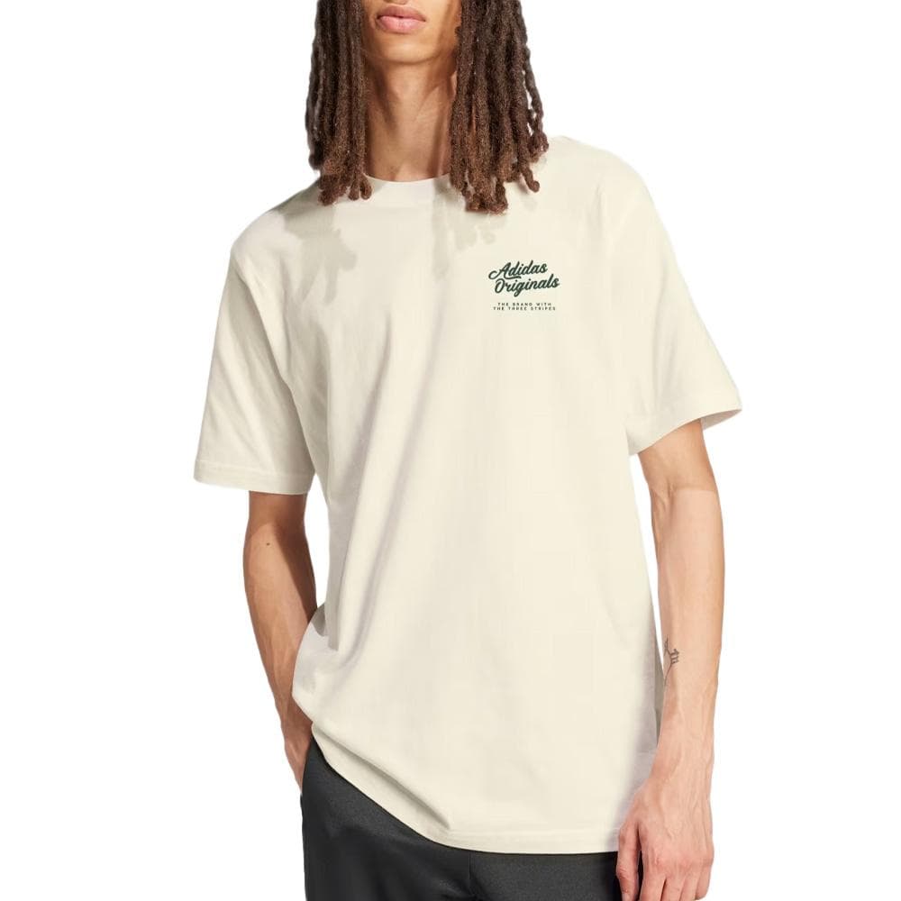 T-Shirt Écru Homme Adidas Diner 1