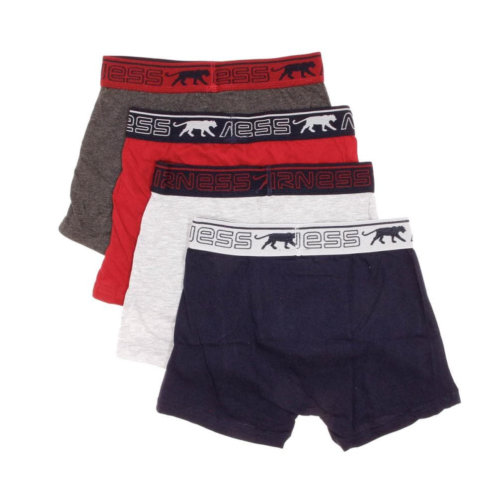 X4 Boxers Marine/Blanc/Rouge Garçon Airness Red 2