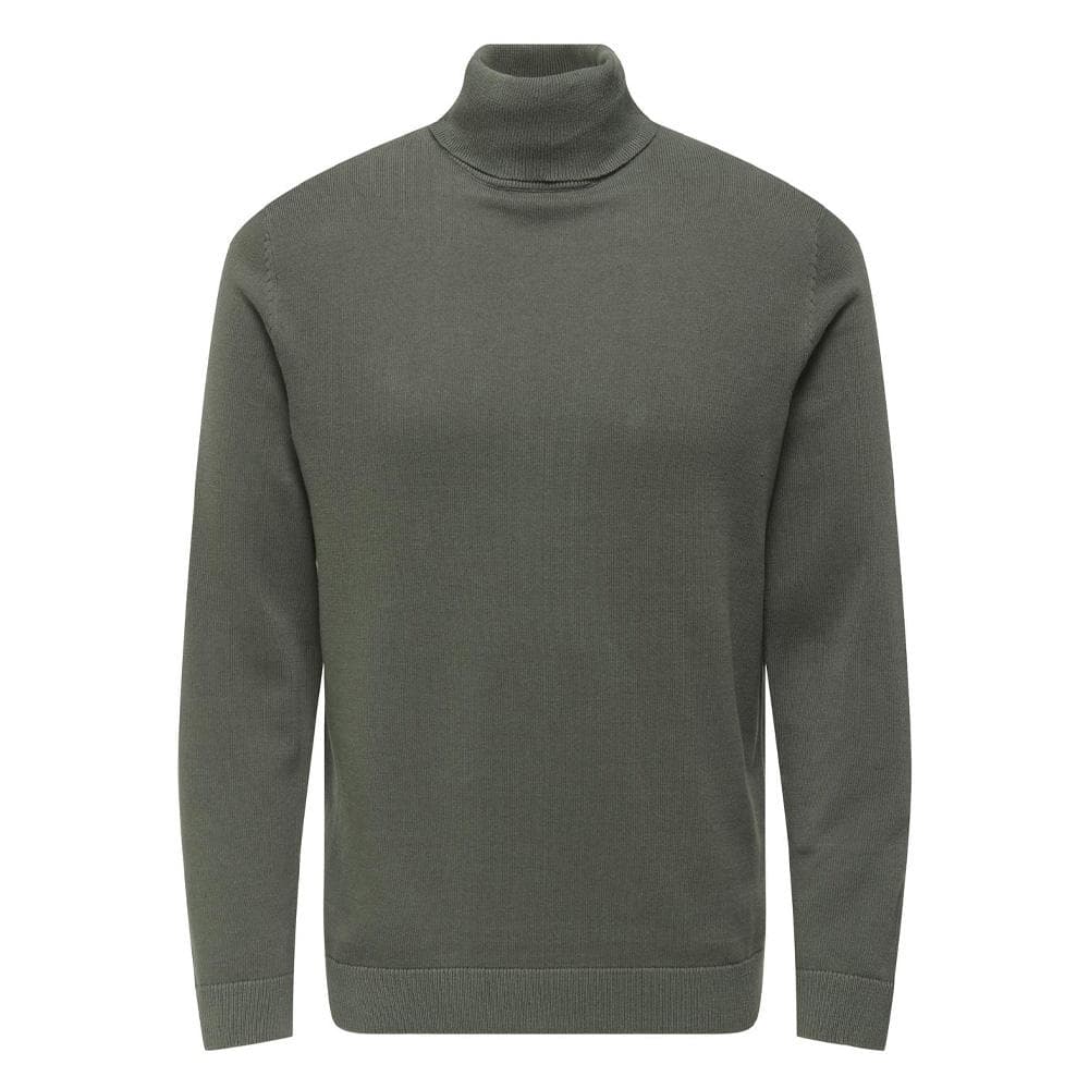 Pull Col roulé Gris Homme Only & Sons Reg 12 1