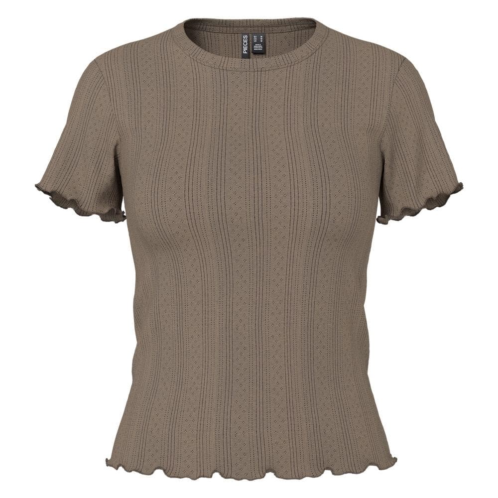 T-Shirt Gris Femme Pieces Marie 1