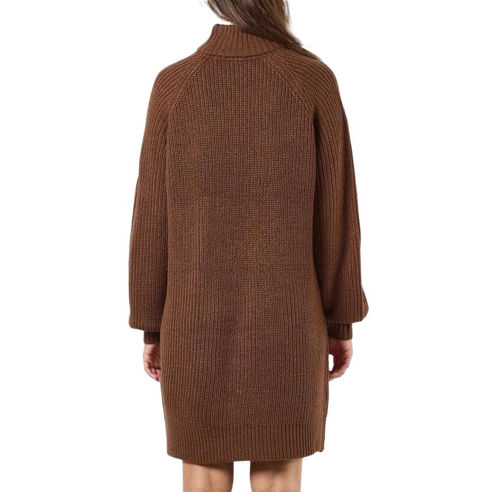 Robe Pull en Maille Marron Femme Noisy May Timmy 2