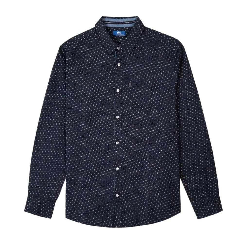 Chemise Marine Homme TBS ENNIO 1