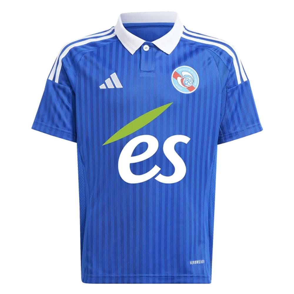 RC Strasbourg Maillot Réplica Domicile Bleu Junior Adidas 24/25 1