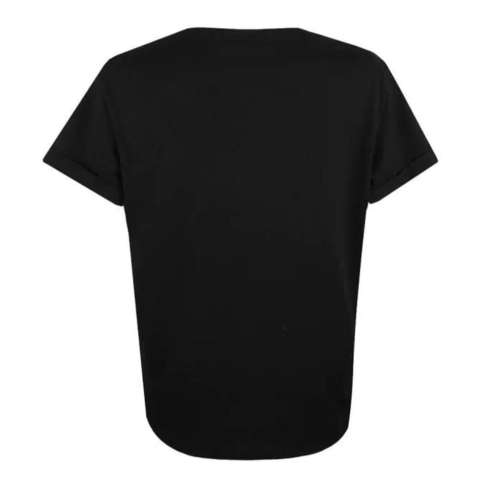 T-Shirt Noir Femme Disney Mickey Love Kiss 2