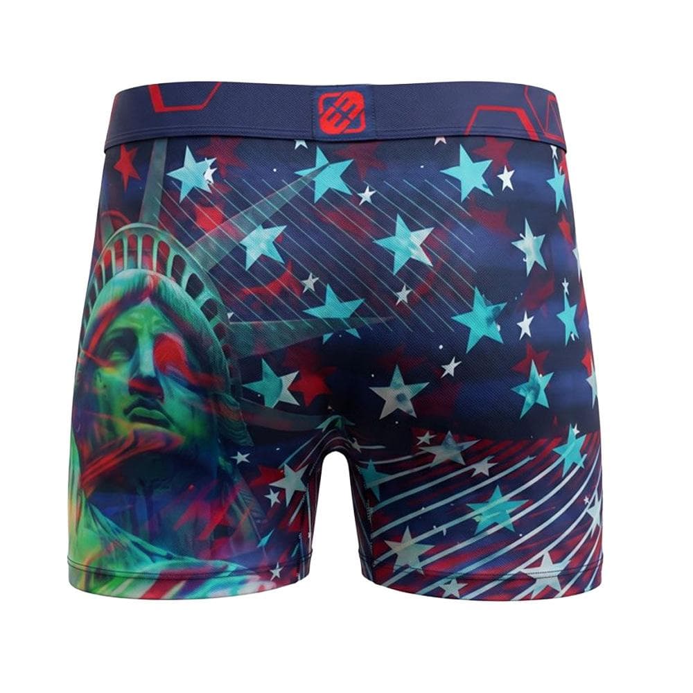Boxer Bleu/Rouge Garçon Freegun Statue Liberté 2