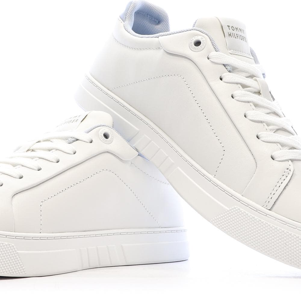 Baskets Blanches/Bleu Femme Tommy Hilfiger Sporty 7