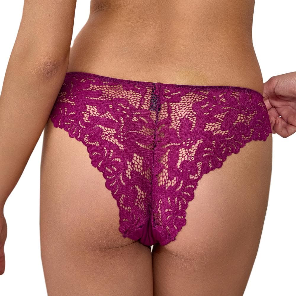 Tanga Prune Femme Les Petites Bombes Emilie 2