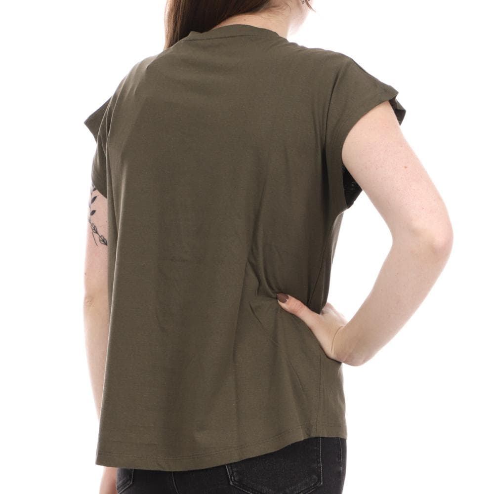 T-shirt Kaki Femme Pepe Jeans Bloom 2