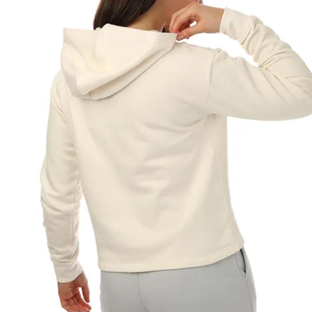 Sweat à Capuche Écru Femme Adidas Cropped HE6885 2