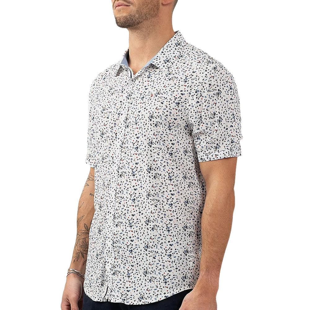 Chemise Imprimé Blanche Homme Sun Valley SUVI 1