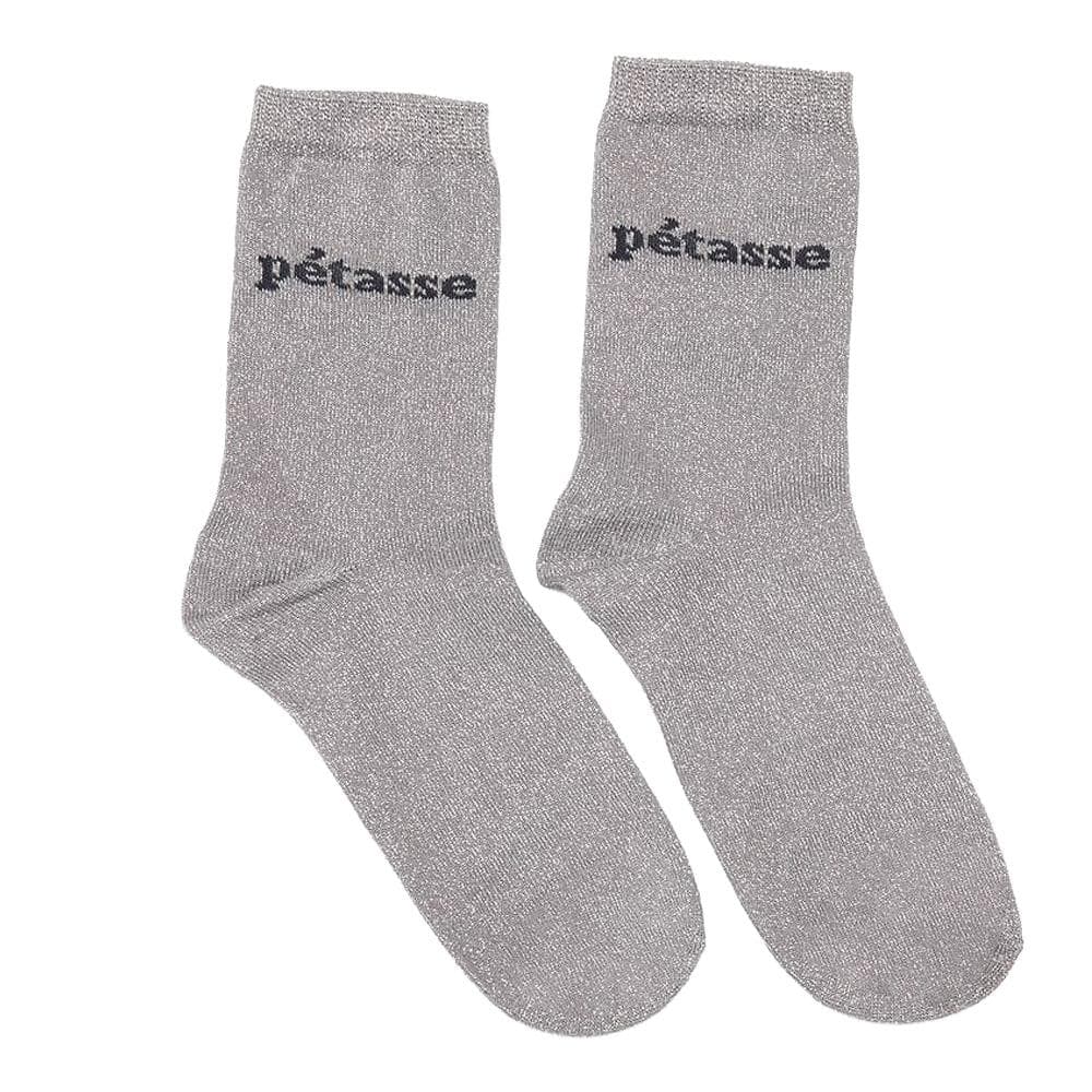 Chaussettes Grises Femme Twinday Pétasse 1