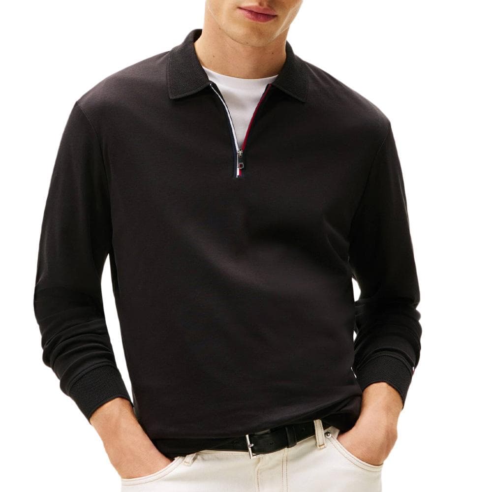 Pull Noir Homme Tommy Hilfiger MW0MW40302 1