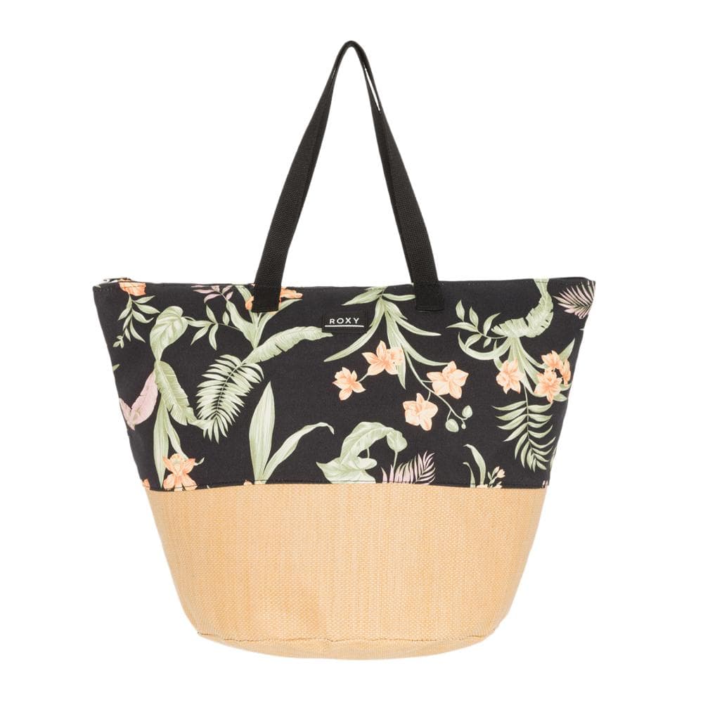Sac à Main Noir à fleurs Femme Roxy Waikiki Life Kvj3 1