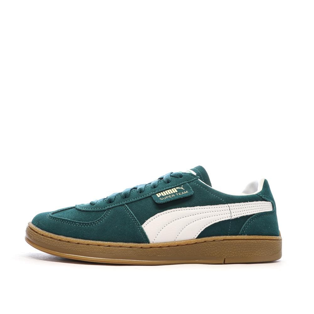 Baskets Vertes Homme Puma Super Team Sd 1