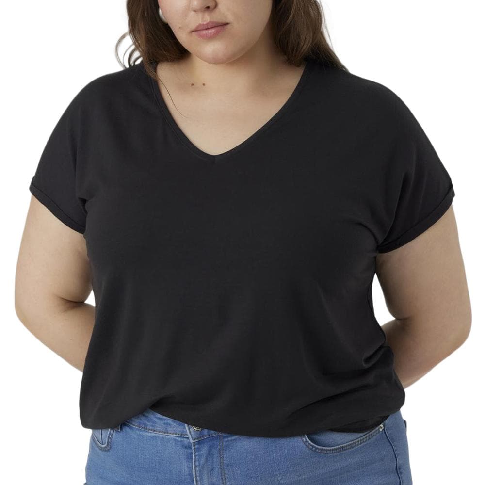 T-shirt Noir Femme Vero Moda Aya Curve 1